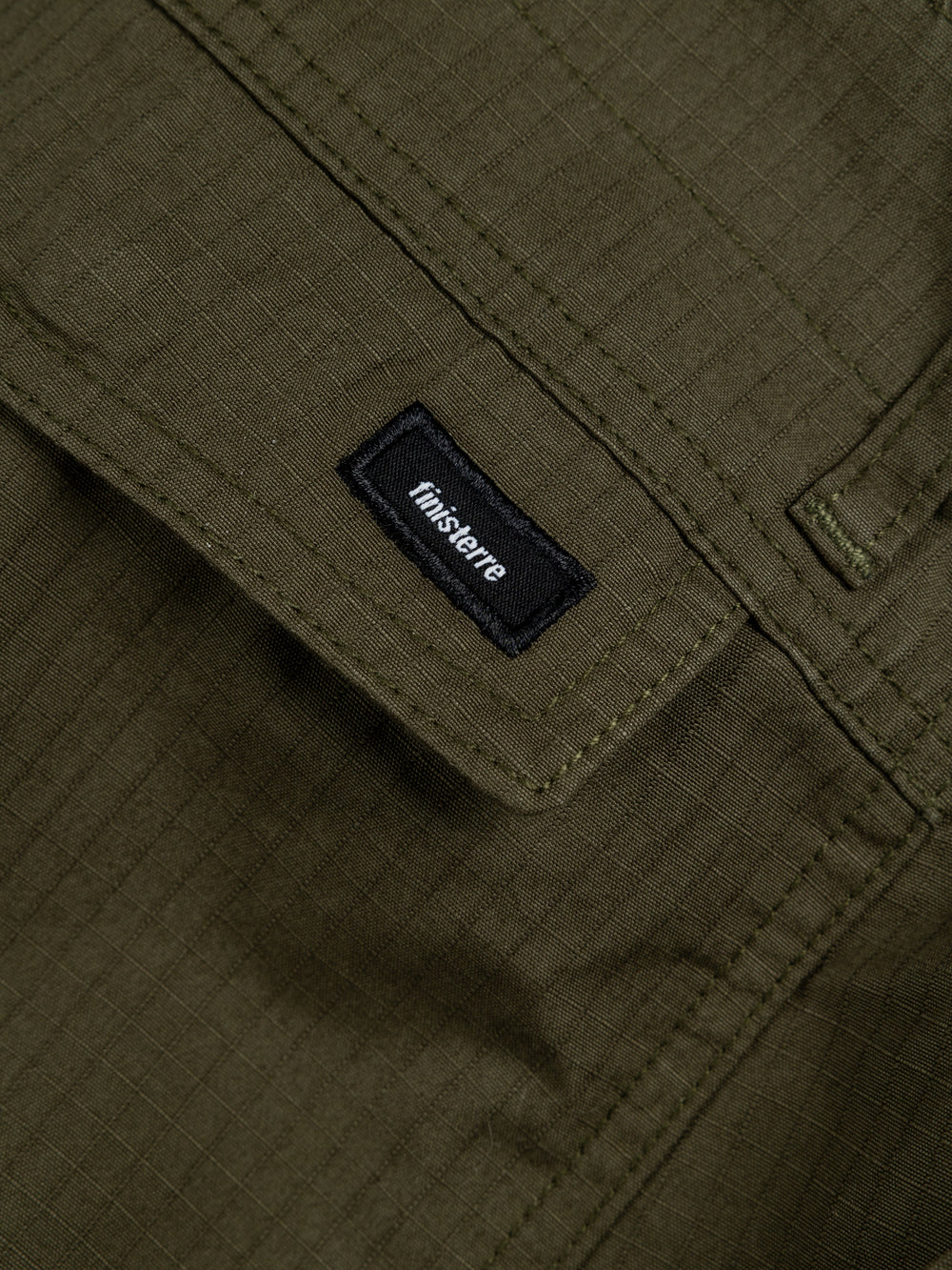 Men Organic Cotton Cargo Trouser in Olive - Clipper