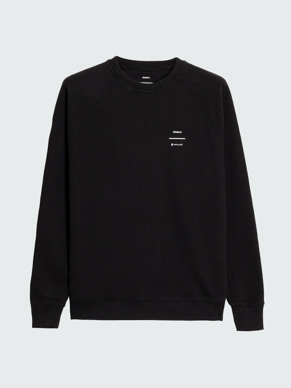 Men Snow Peak + Finisterre Organic Sweatshirt in Black