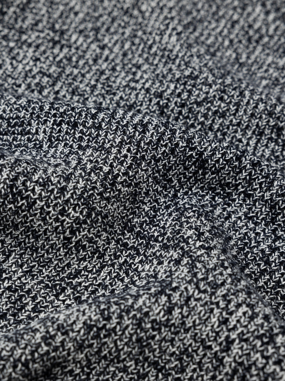 Men Organic Waffle Knit Navy Jumper - Trippet