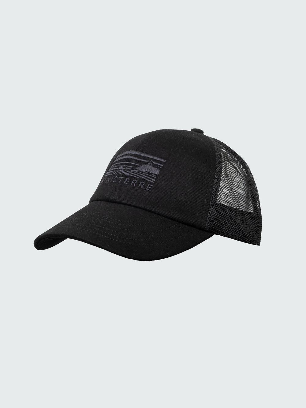 Men/Women Cape Low-Pro Trucker Cap in Black