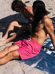 Men Atlas Swim Short in Radical Pink