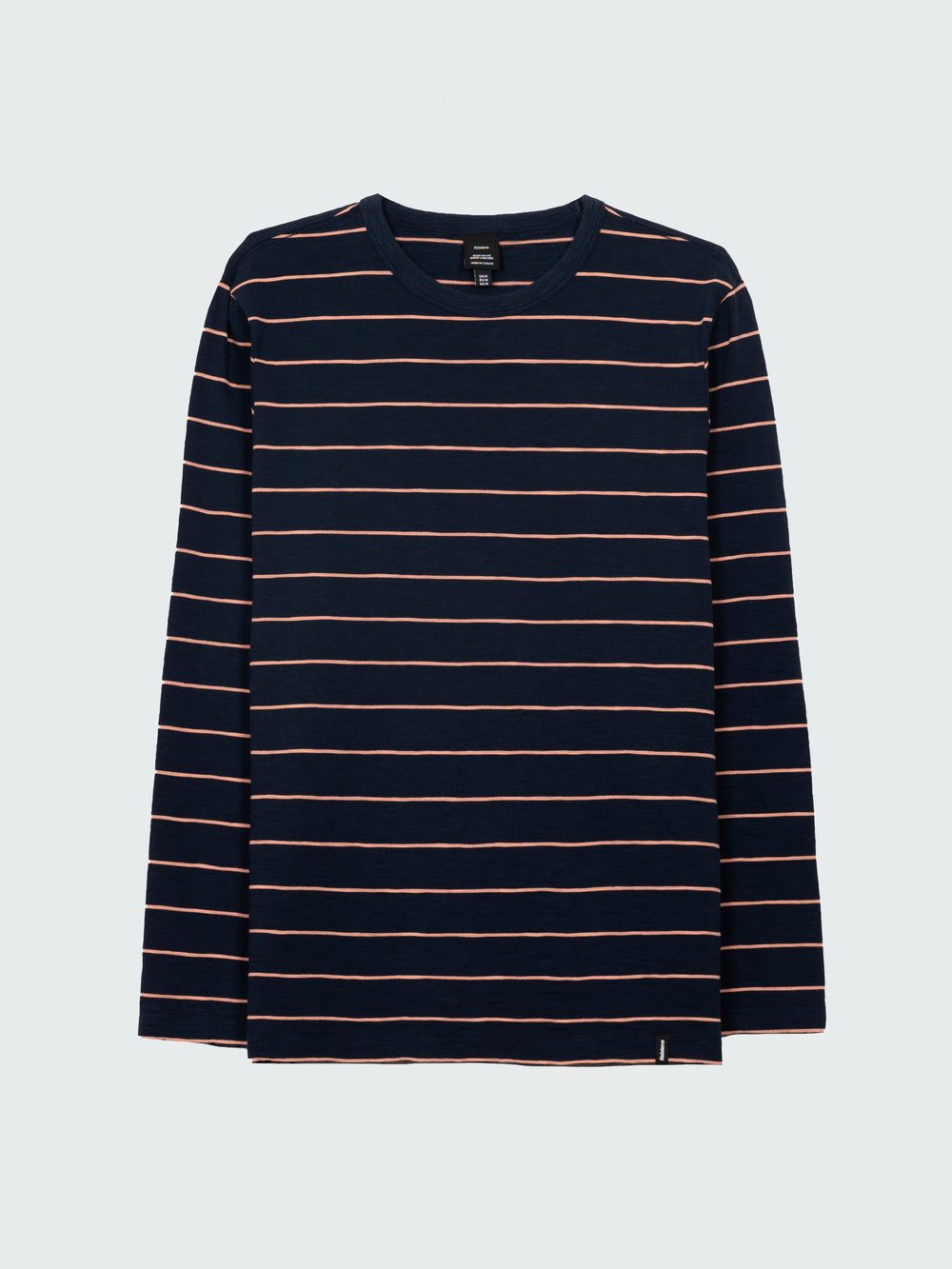 Men Organic Cotton T-Shirt in Navy Stripe - Channel