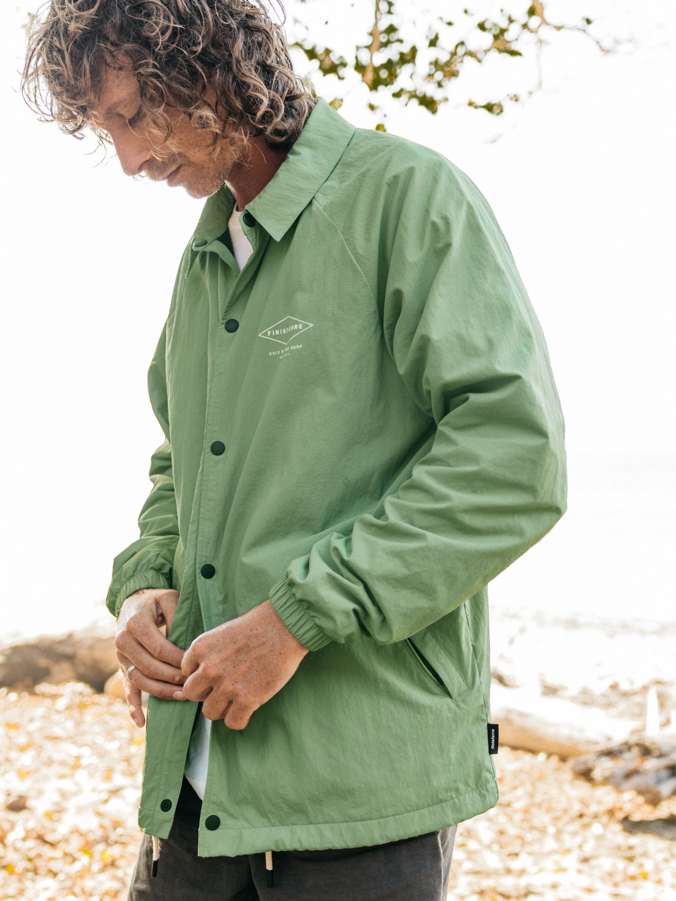 Men Recycled Jacket in Wild Sage - Daybreaker