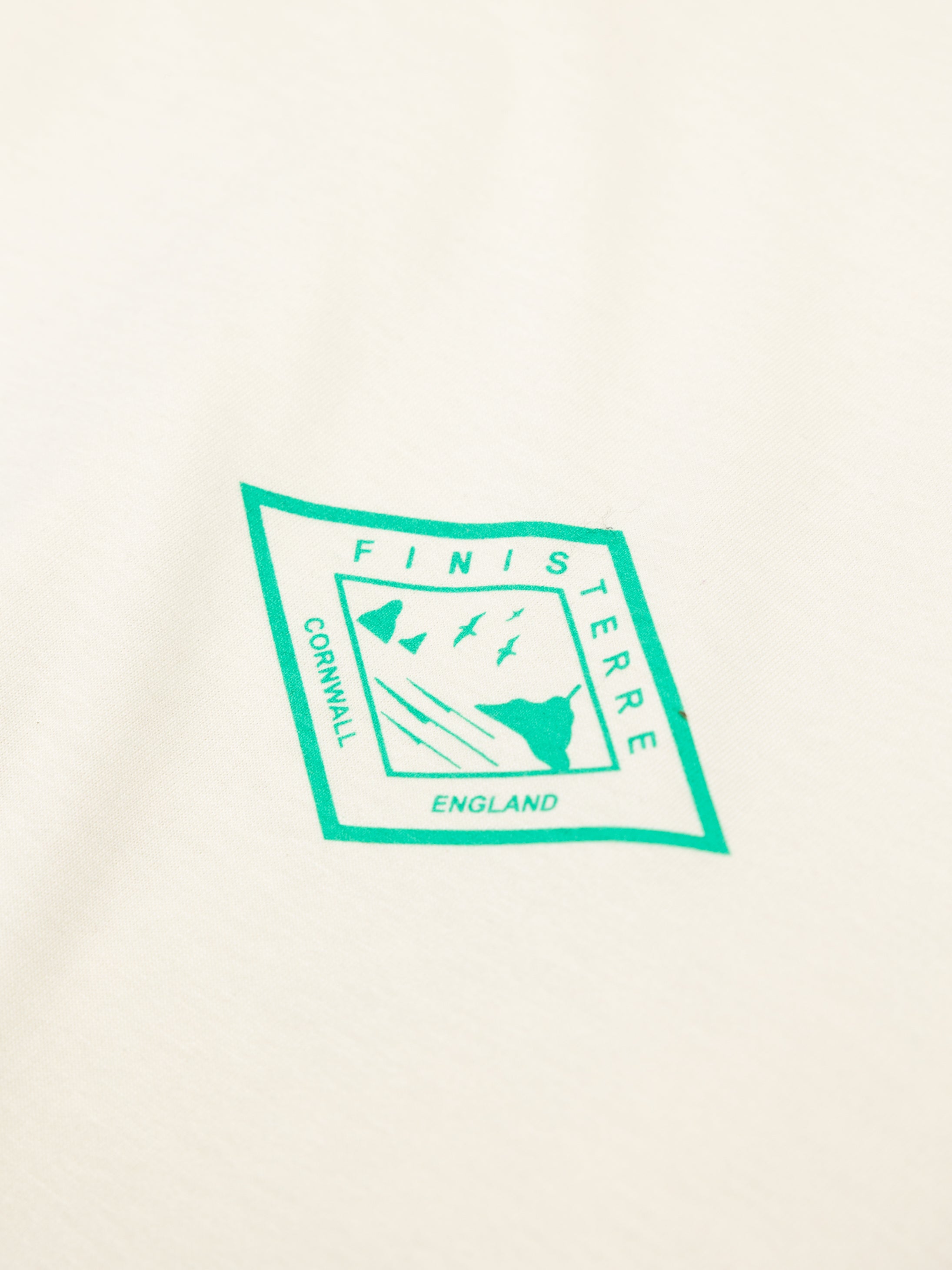 Men Organic Logo T-Shirt in Ecru - Diamond