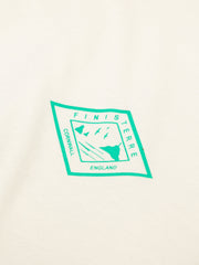 Men Organic Logo T-Shirt in Ecru - Diamond