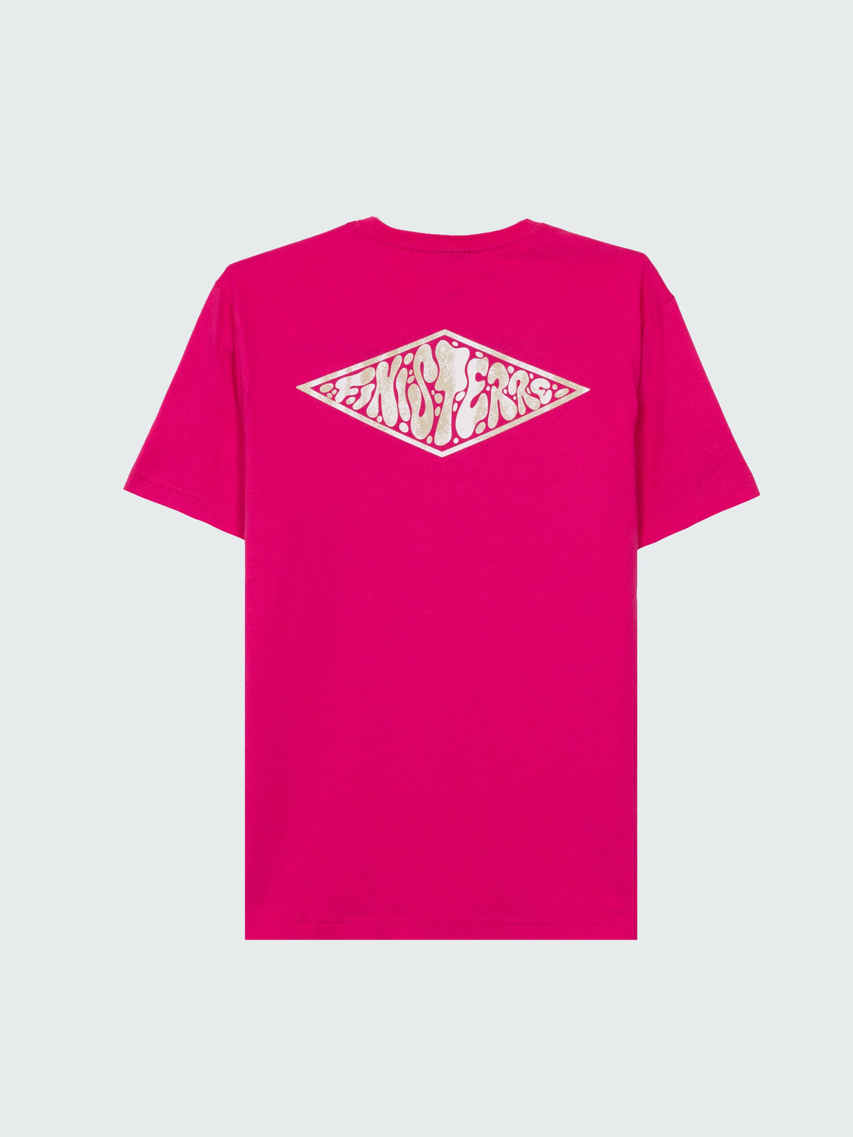 Men Organic Cotton T-Shirt in Pink - Diamond Spray