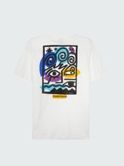 Men Organic Cotton T-Shirt in White - Factory Surf