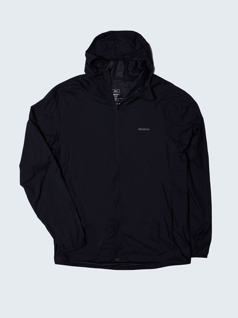 Men Recycled Windcheater Jacket in Black - Forecast