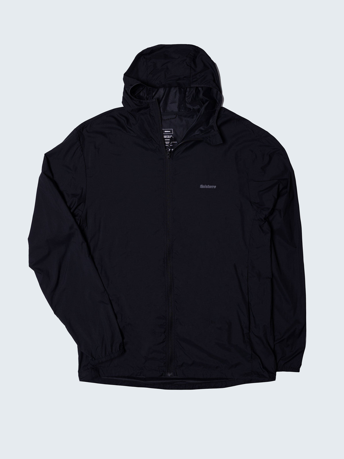 Men Recycled Windcheater Jacket in Black - Forecast