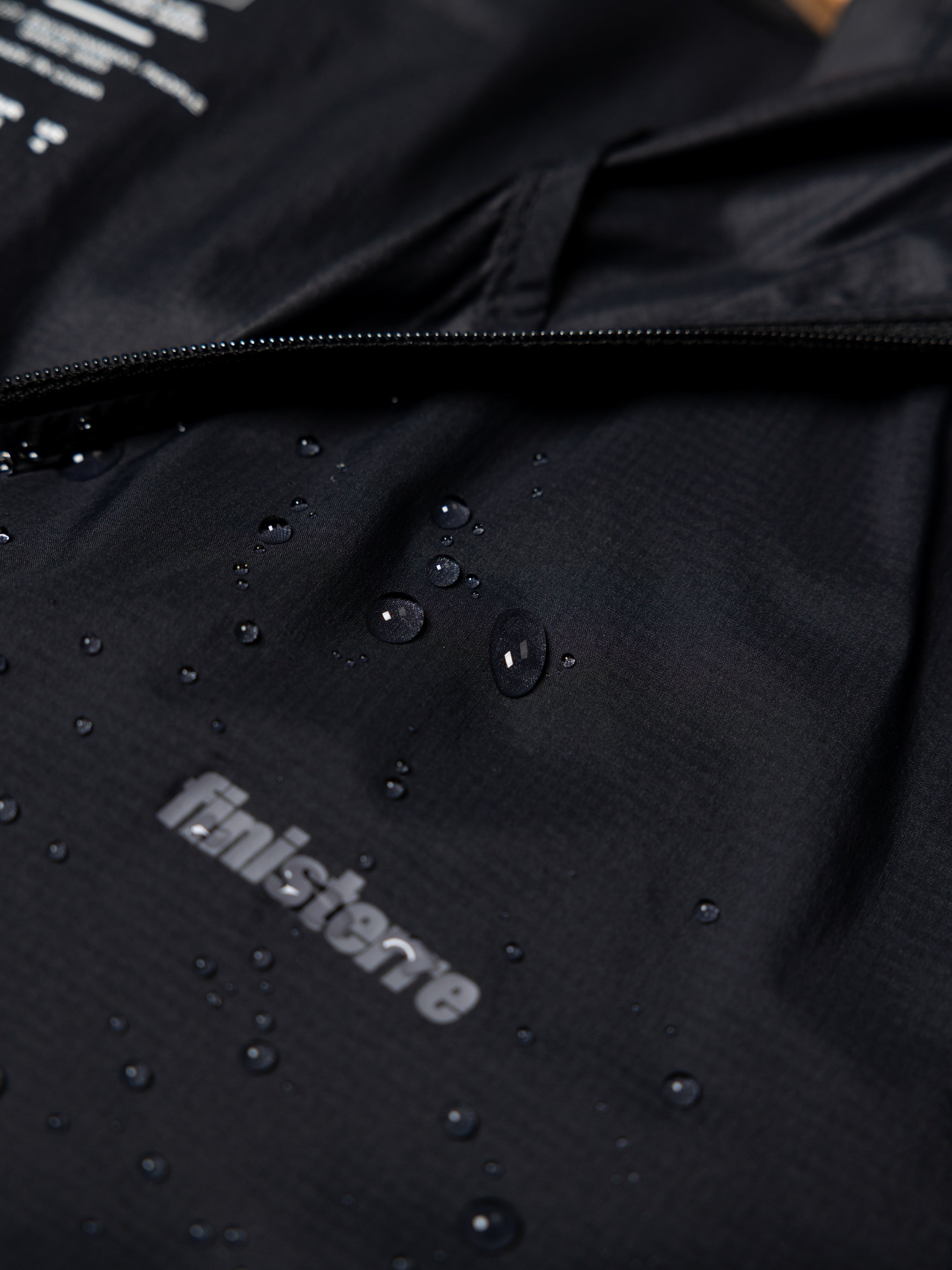 Men Recycled Windcheater Jacket in Black - Forecast