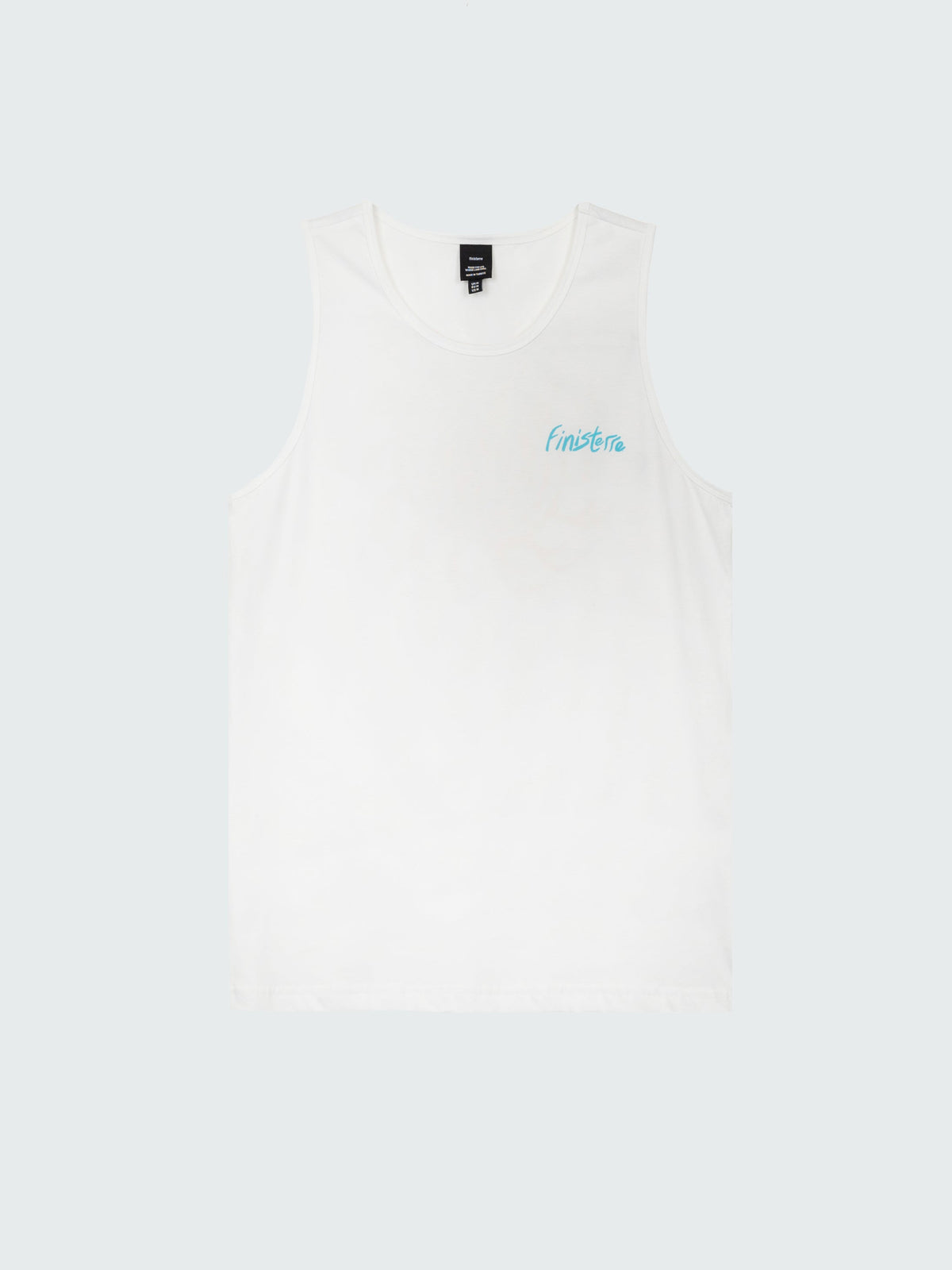 Men Organic Cotton Vest in White - Howl