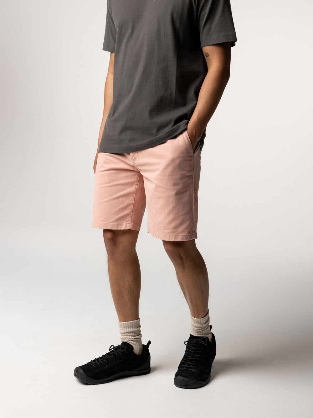Men Organic Cotton Short in Pink - Rincon