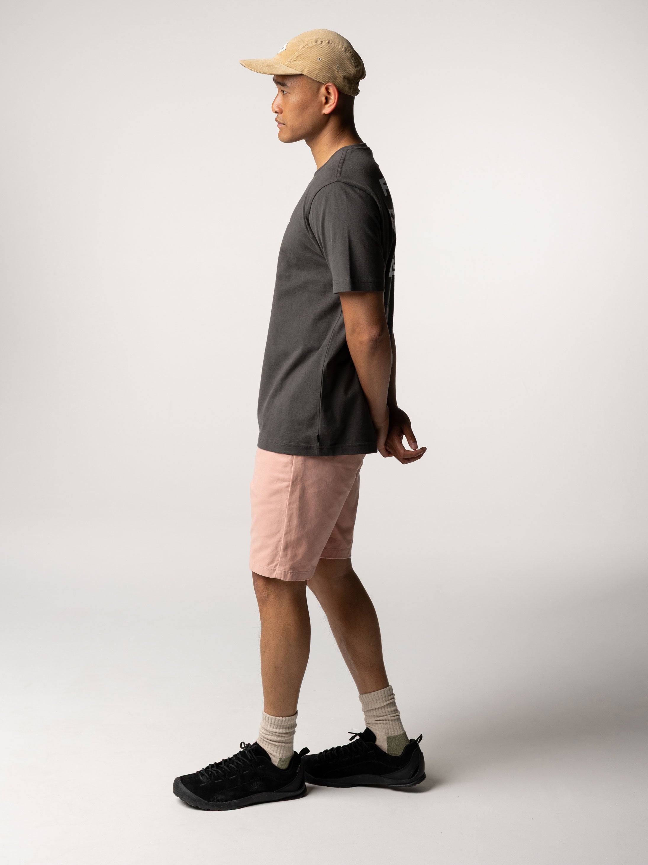 Men Organic Cotton Short in Pink - Rincon