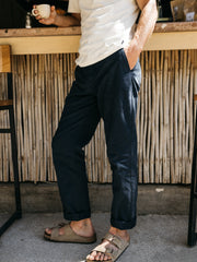 Men Organic Cotton Chino in Navy - Rincon