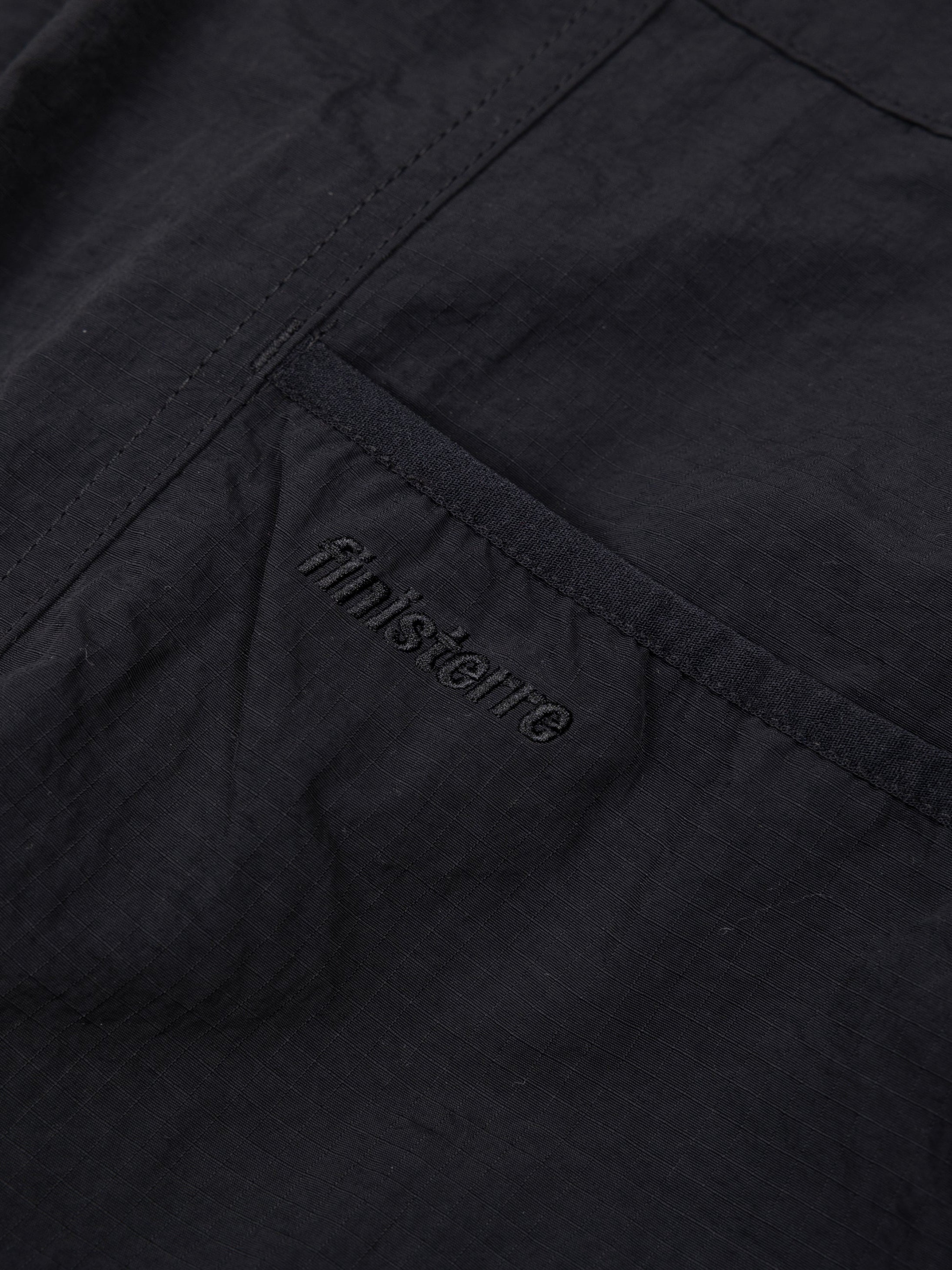 Men Recycled Long Sleeve Shirt in Black - Wander