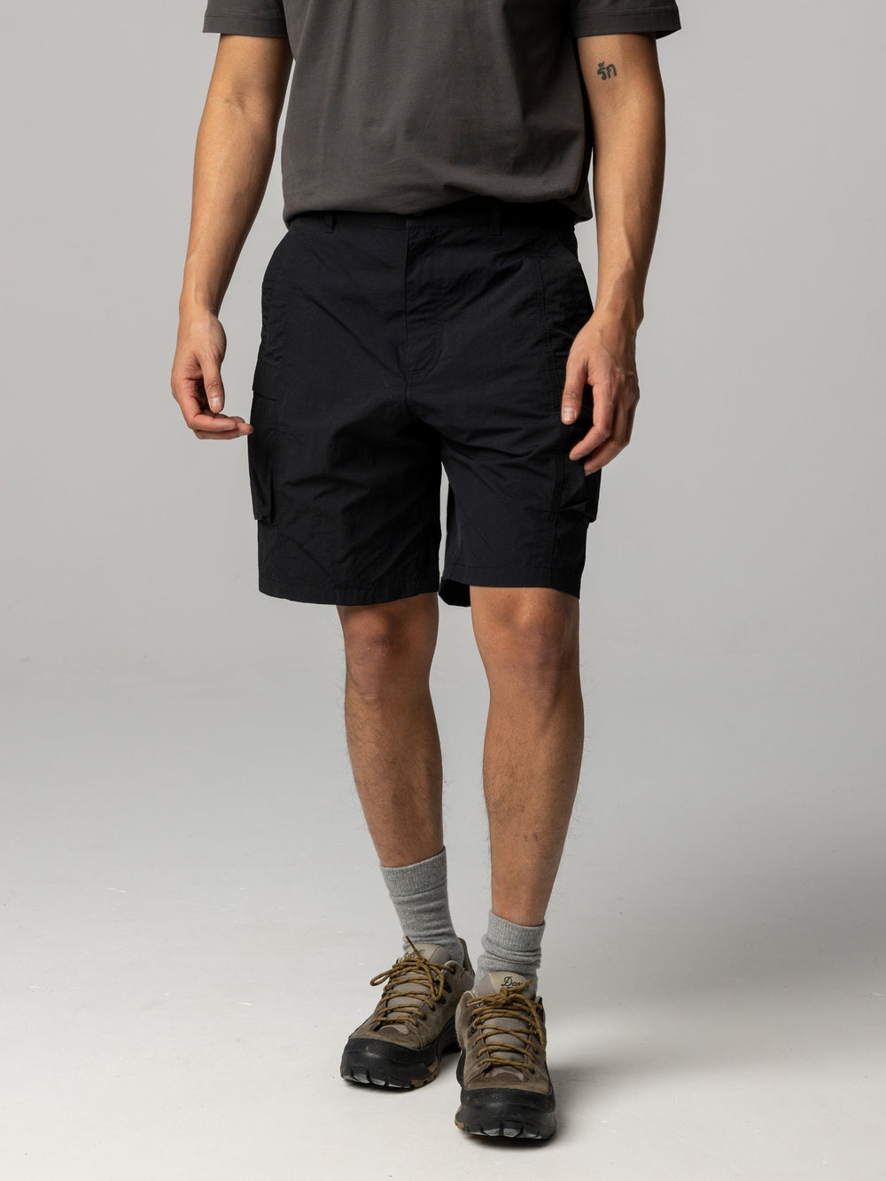 Men Recycled Shorts in Black - Wander