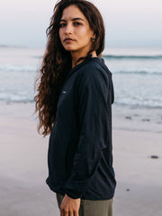 Women Recycled Windcheater Jacket in Black - Forecast