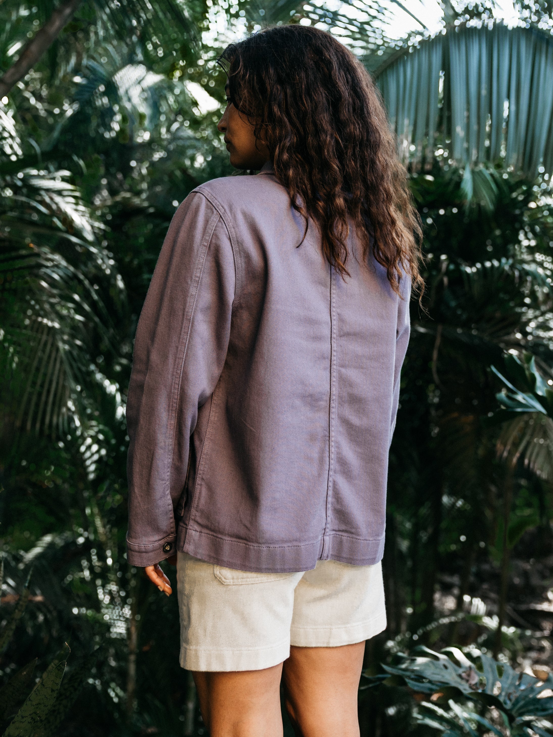 Women Yarrel Chore Jacket in Violet Sky