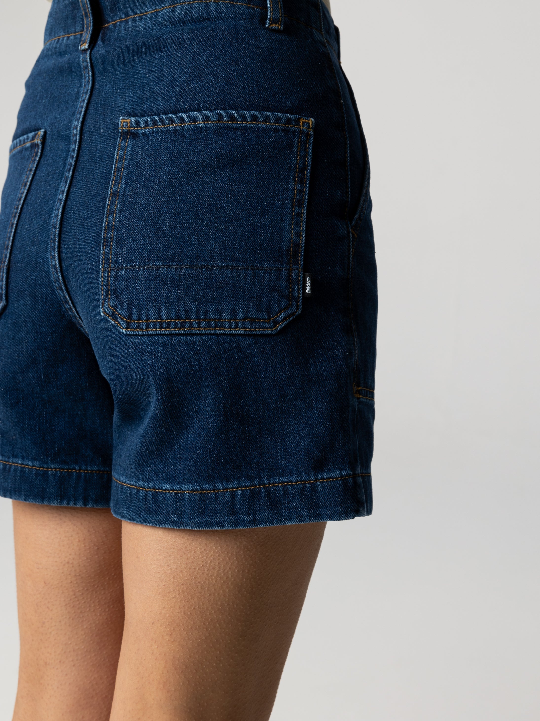 Women Denim Short in Dark Indigo - Yarrel