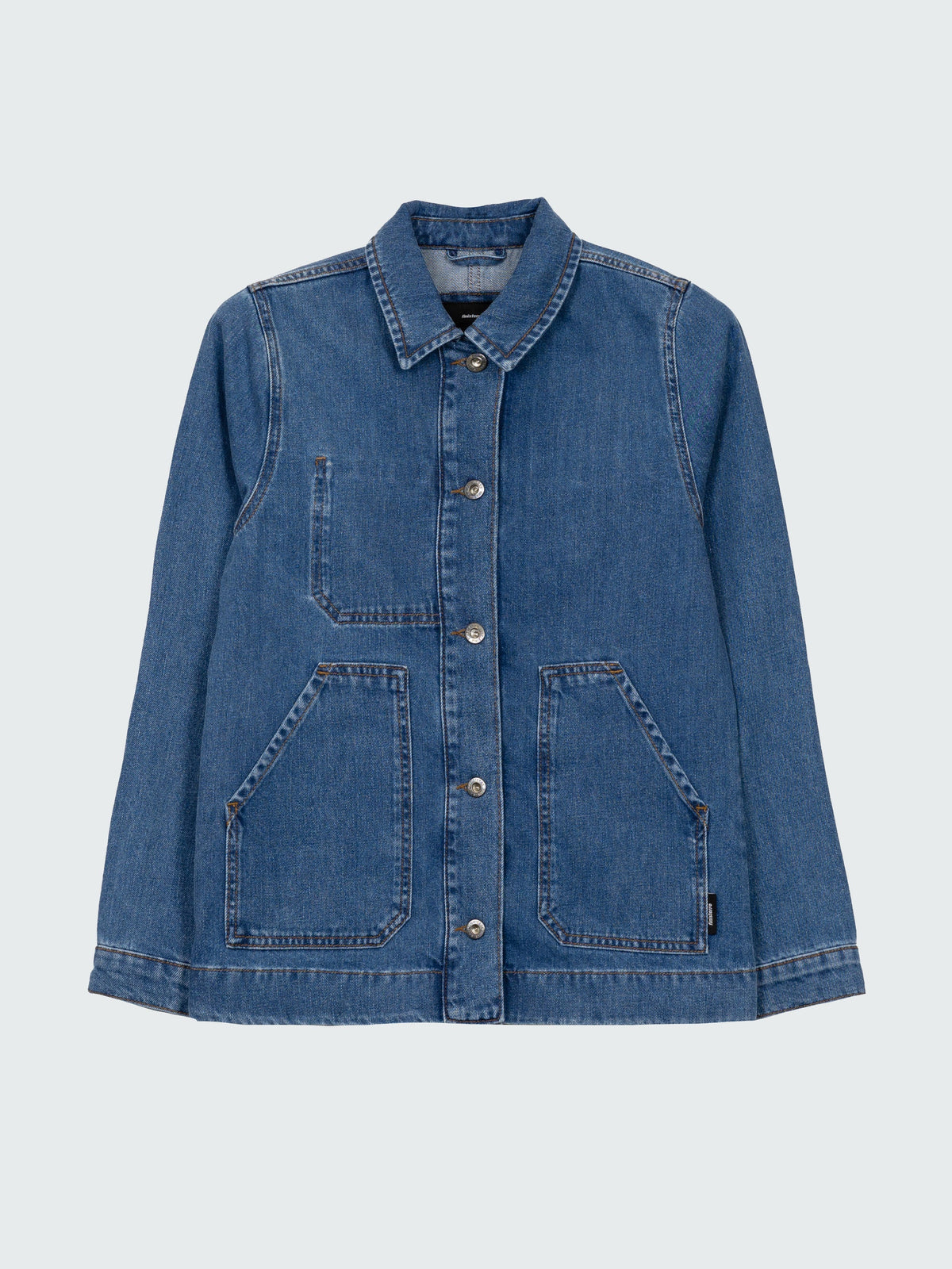 Women Yarrel Denim Chore Jacket in Washed Indigo
