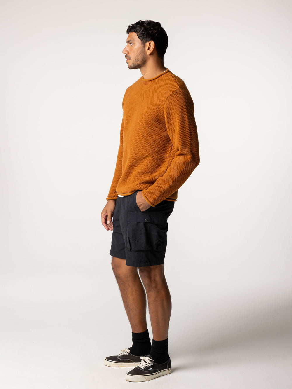 Men Barents Jumper in Copper
