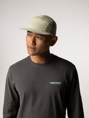 Men/Women Organic Cotton Jetty Cord Cap in Shadow Green
