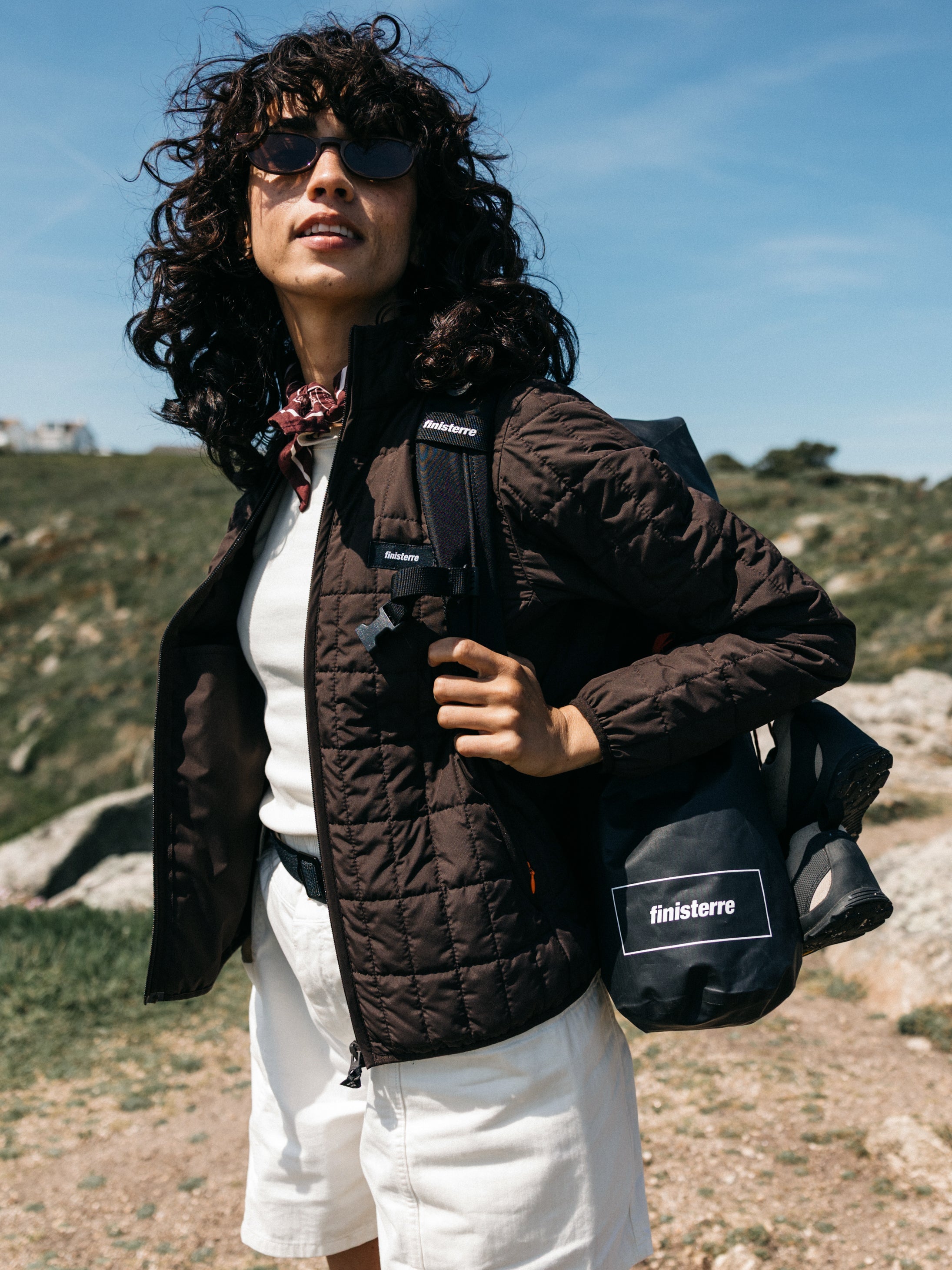 Women Insulated Jacket in Brown - Firecrest