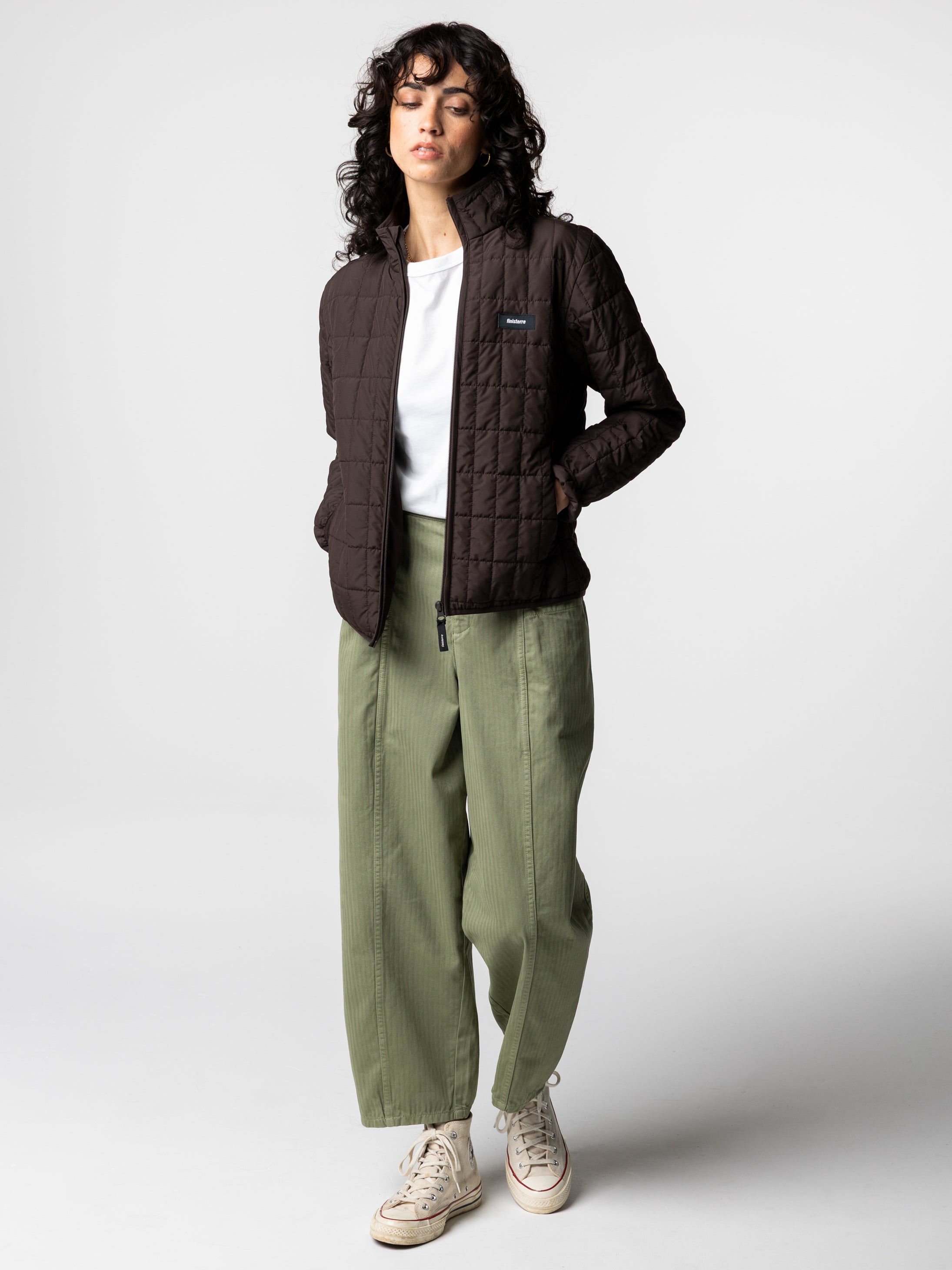 Women Insulated Jacket in Brown - Firecrest