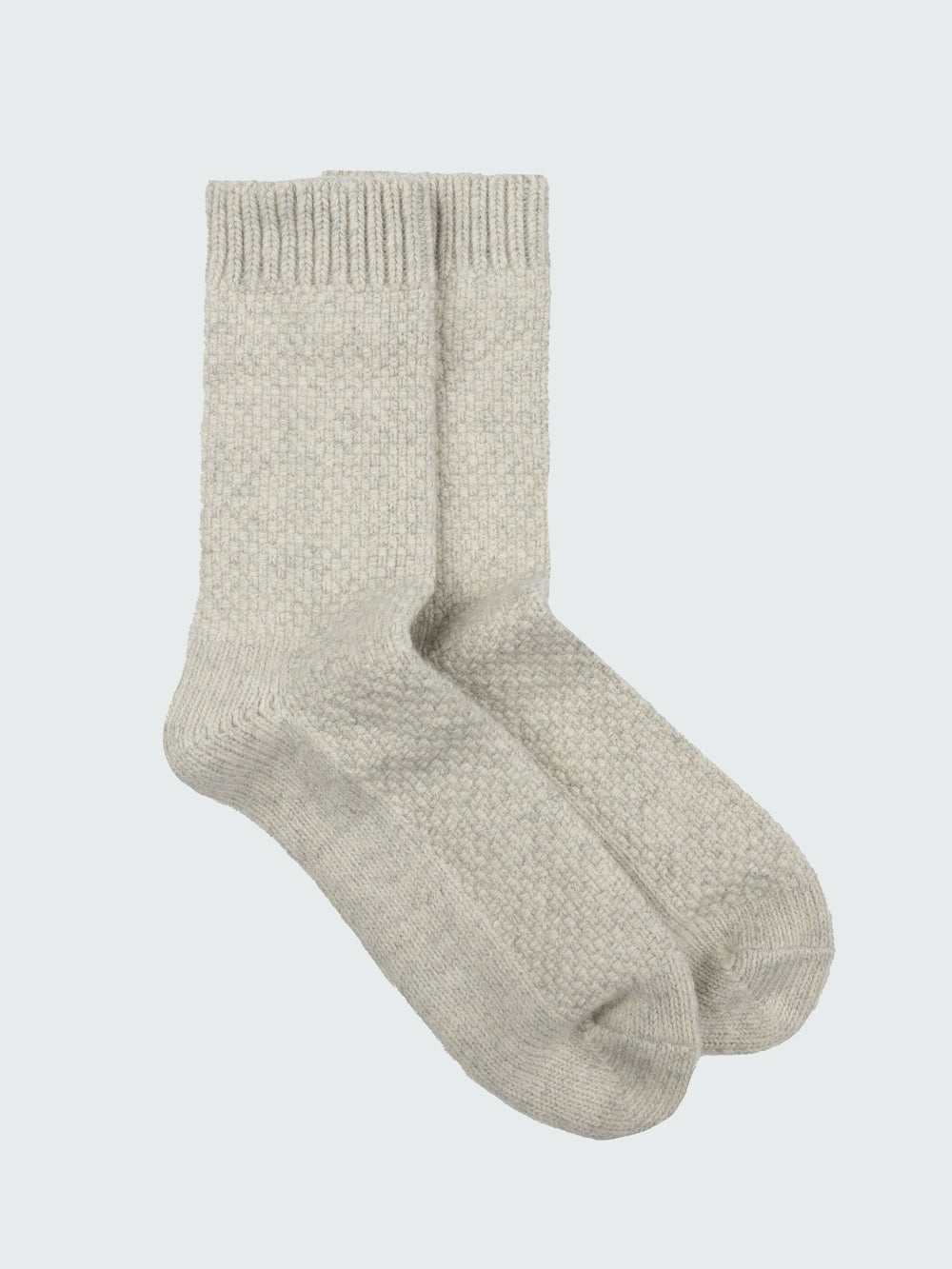 Men/Women Recycled Wool Barents Wool Sock in Ecru