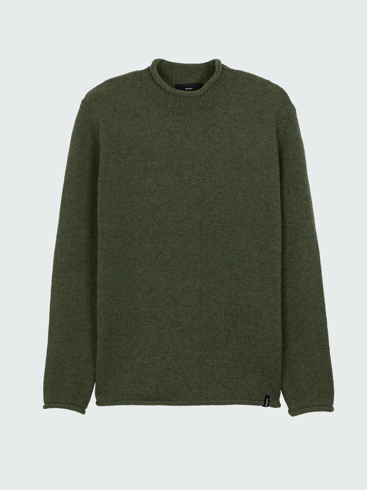 Men Wool Taran Jumper in Olive