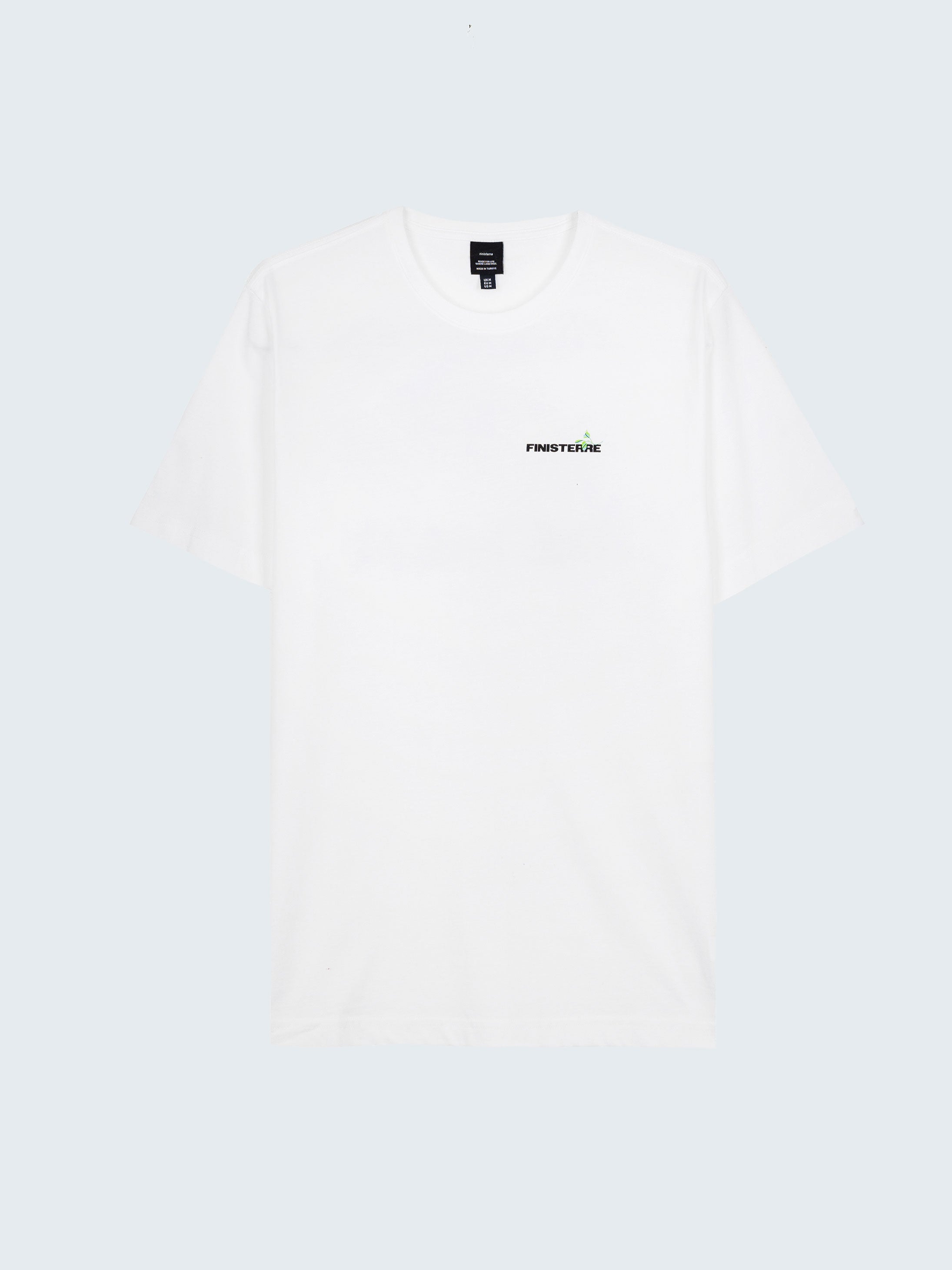 Men Organic Cotton T-Shirt in White - Fruits De Mer
