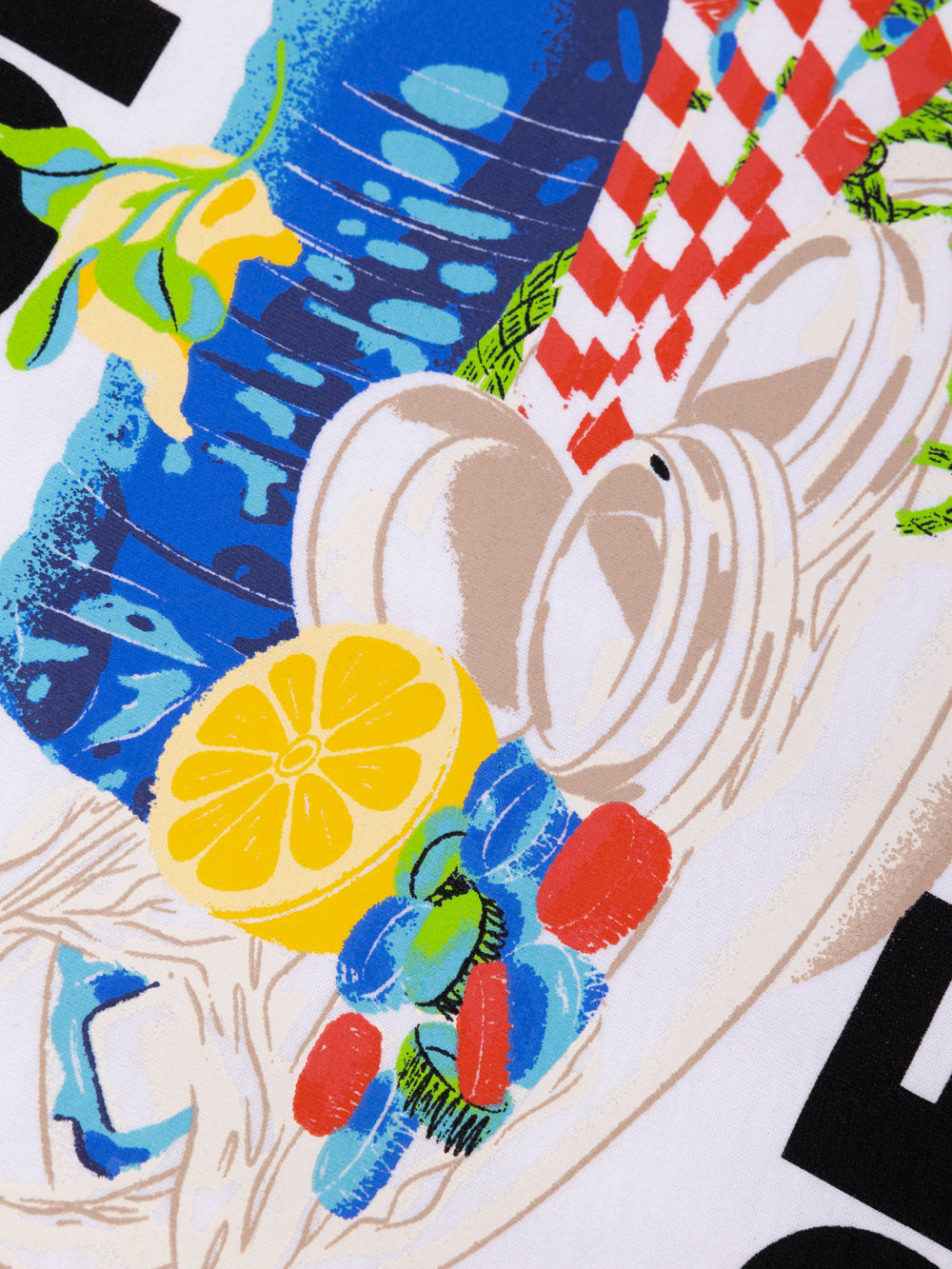 Men Organic Cotton T-Shirt in White - Fruits De Mer