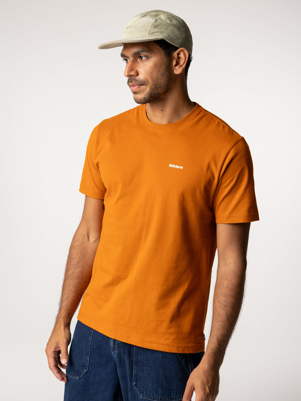 Men Organic Cotton T-Shirt in Copper - Harlyn