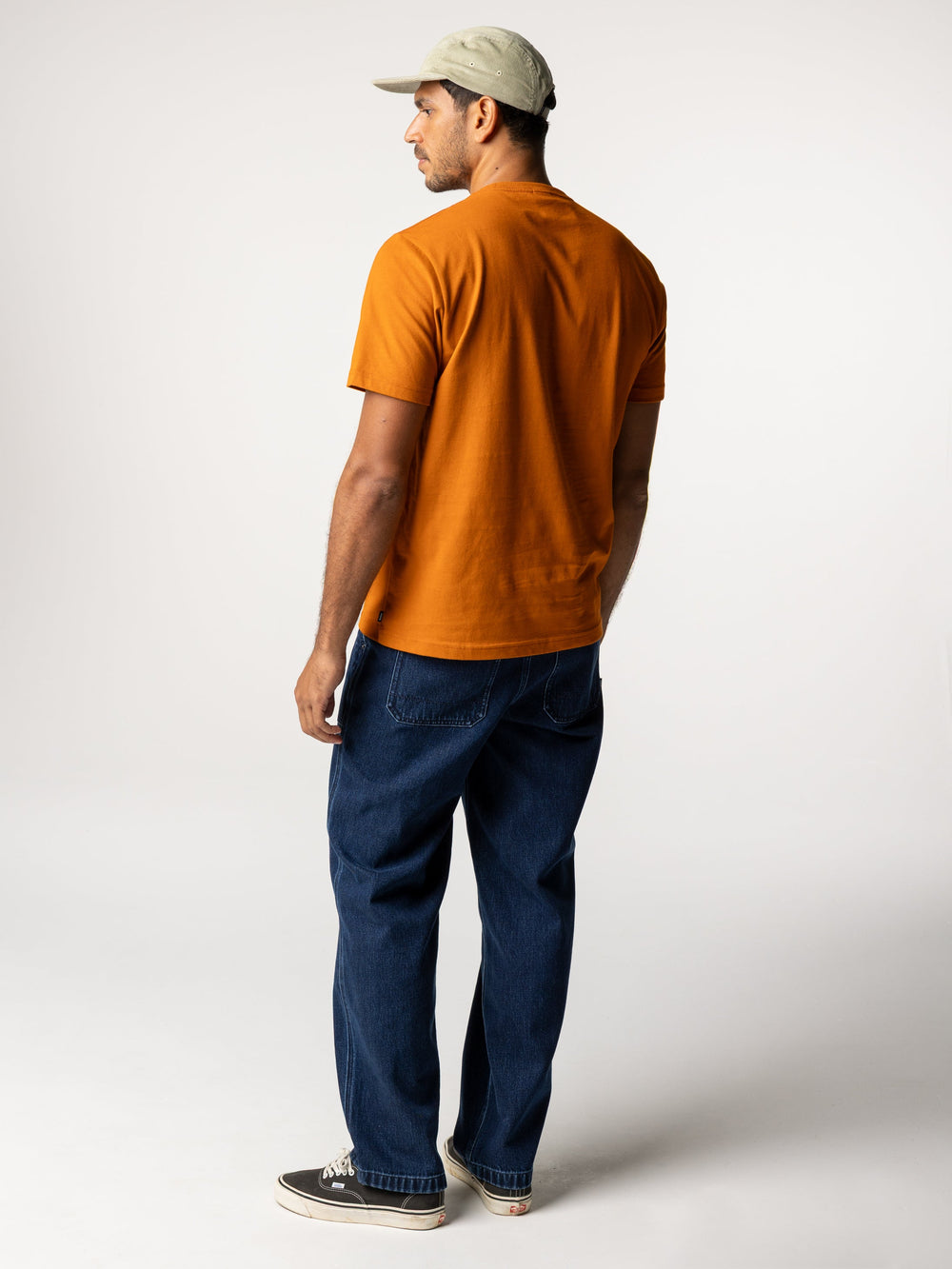 Men Organic Cotton T-Shirt in Copper - Harlyn