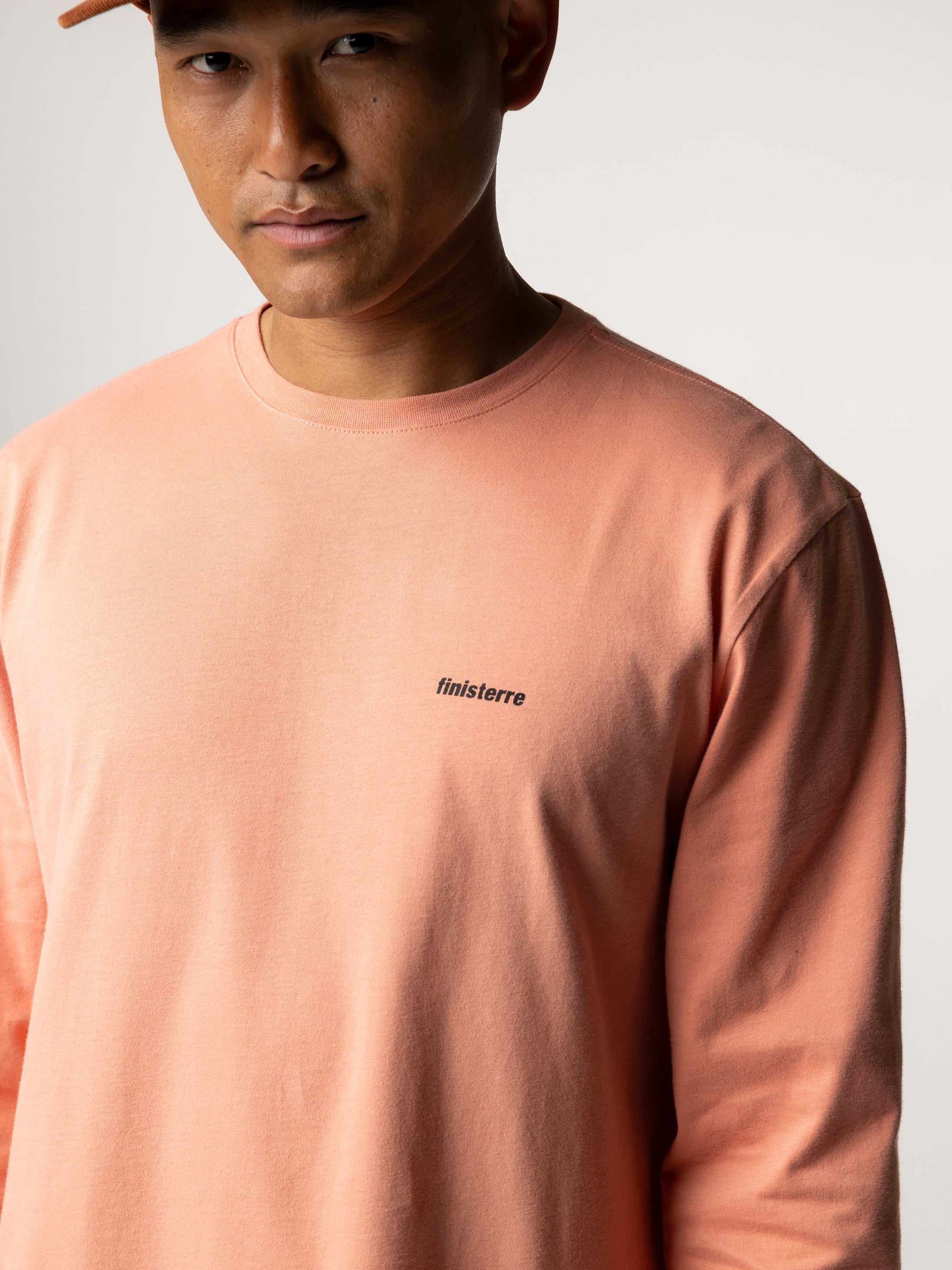 Men Organic Cotton Logo T-Shirt in Pink - Harlyn