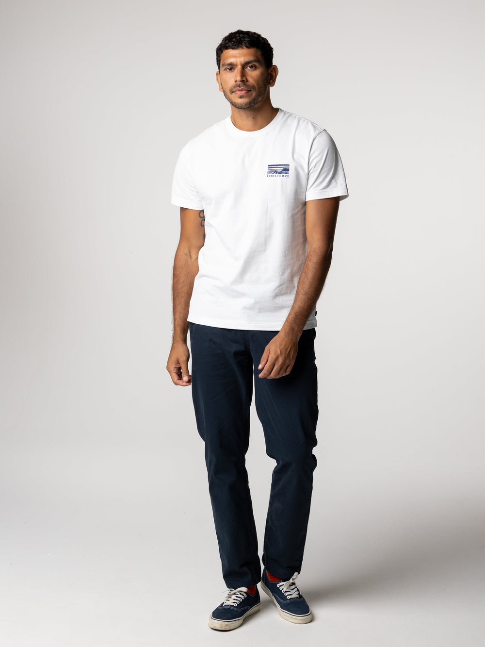 Men Cape T-Shirt in White