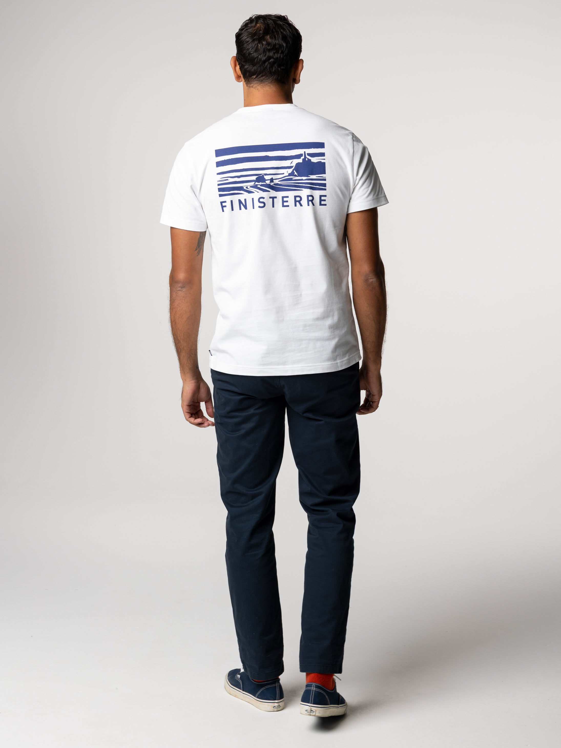 Men Cape T-Shirt in White