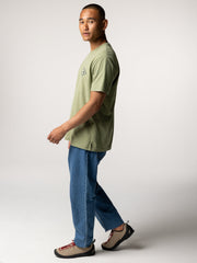Men Diamond Logo Tee in Green