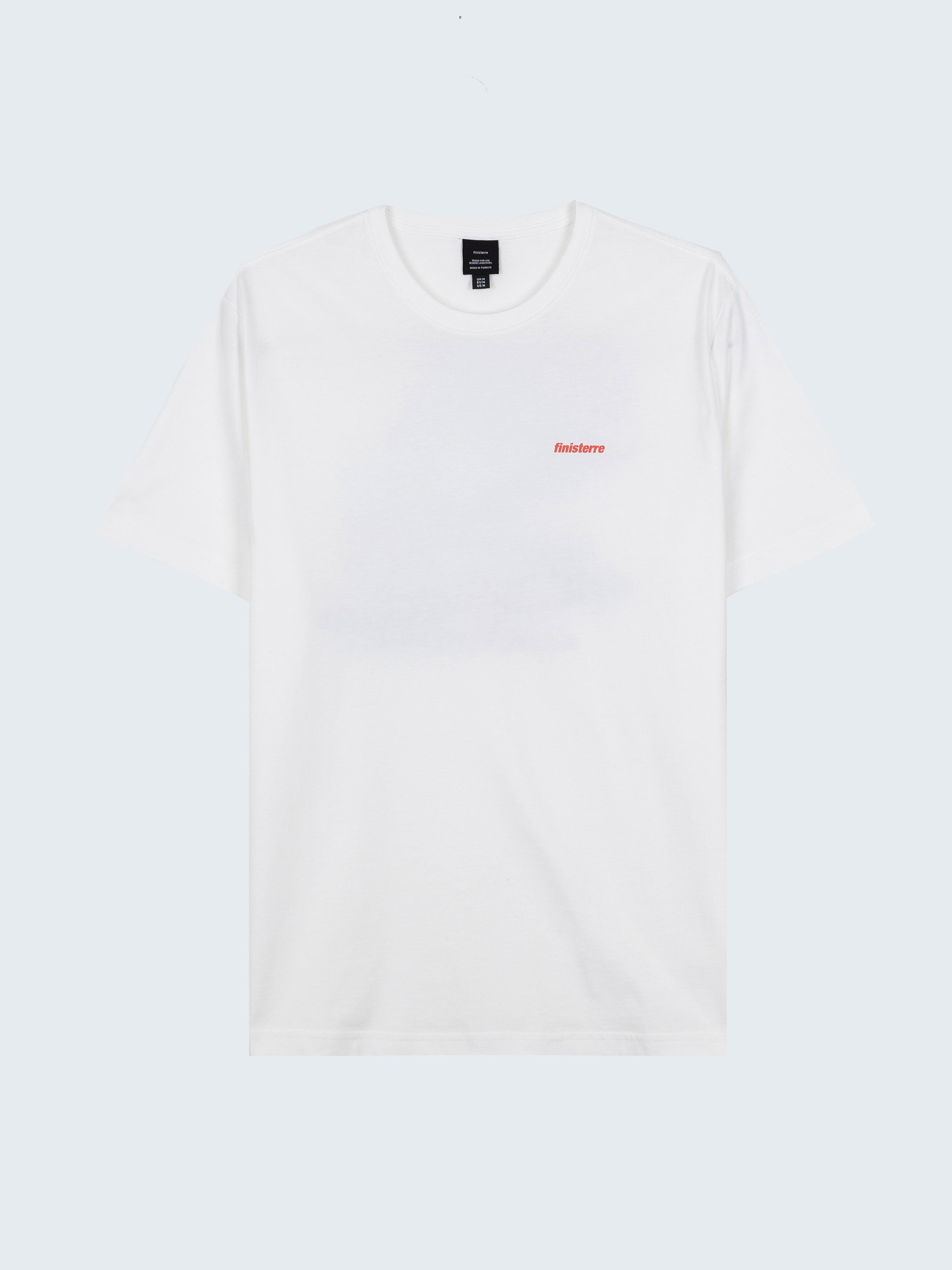 Men Organic Cotton T-Shirt in White - Thrills Not Spills