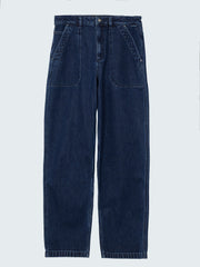 Men Denim Basset Utility Trouser in Dark Indigo