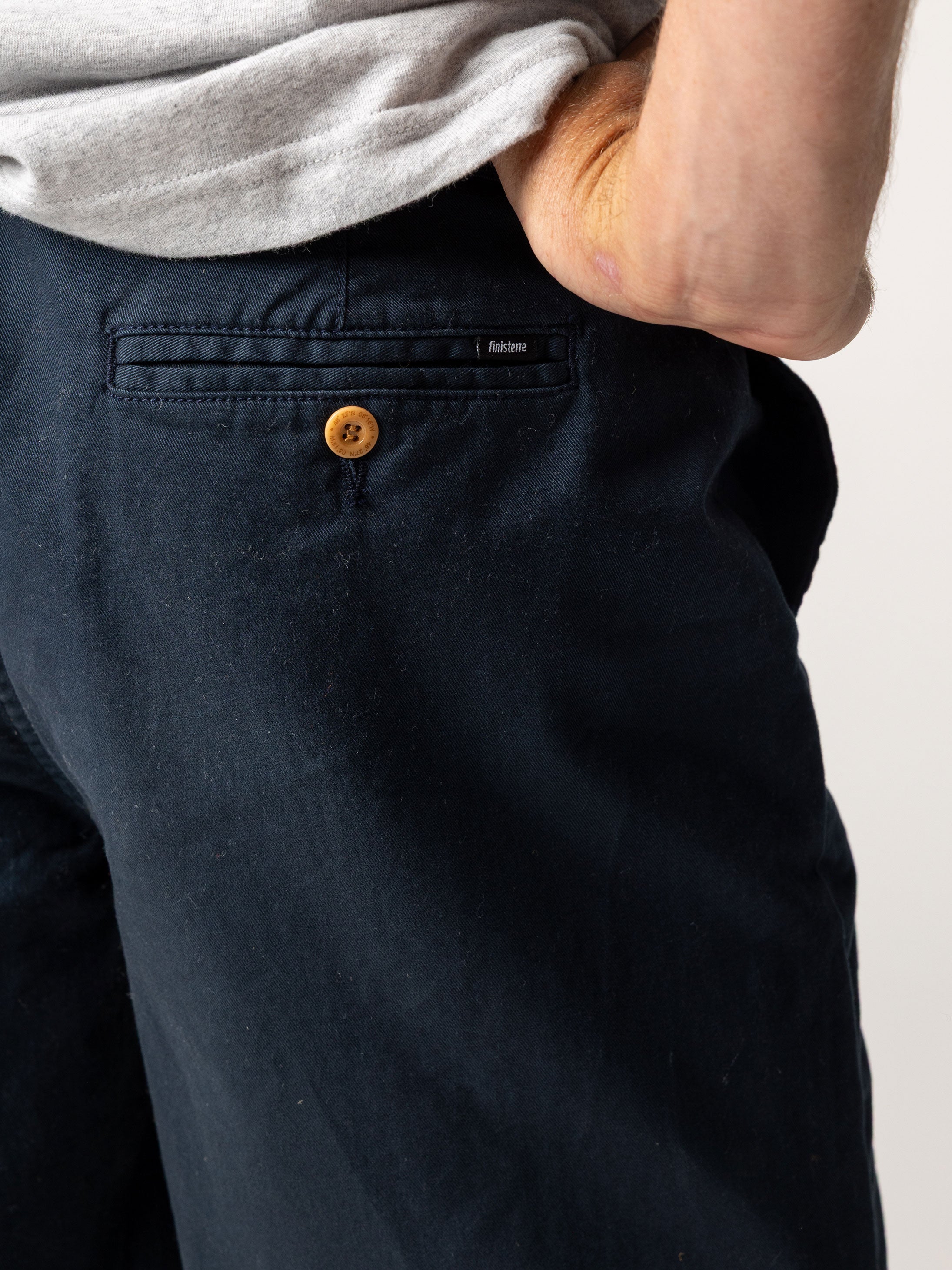 Men Organic Cotton Shorts in Navy - Rincon