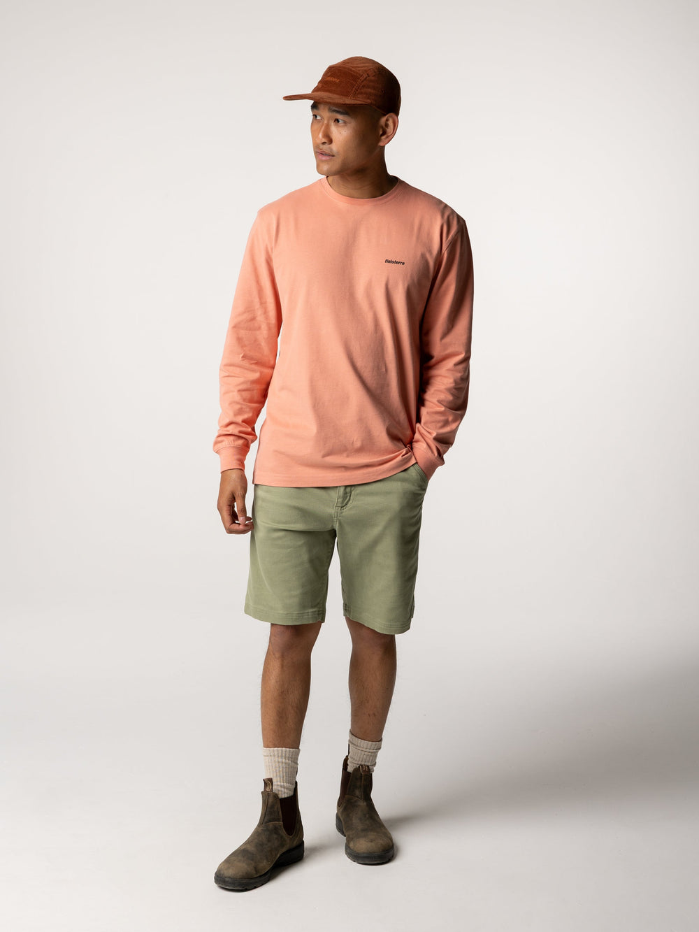 Men Organic Cotton Shorts in Bayleaf - Rincon