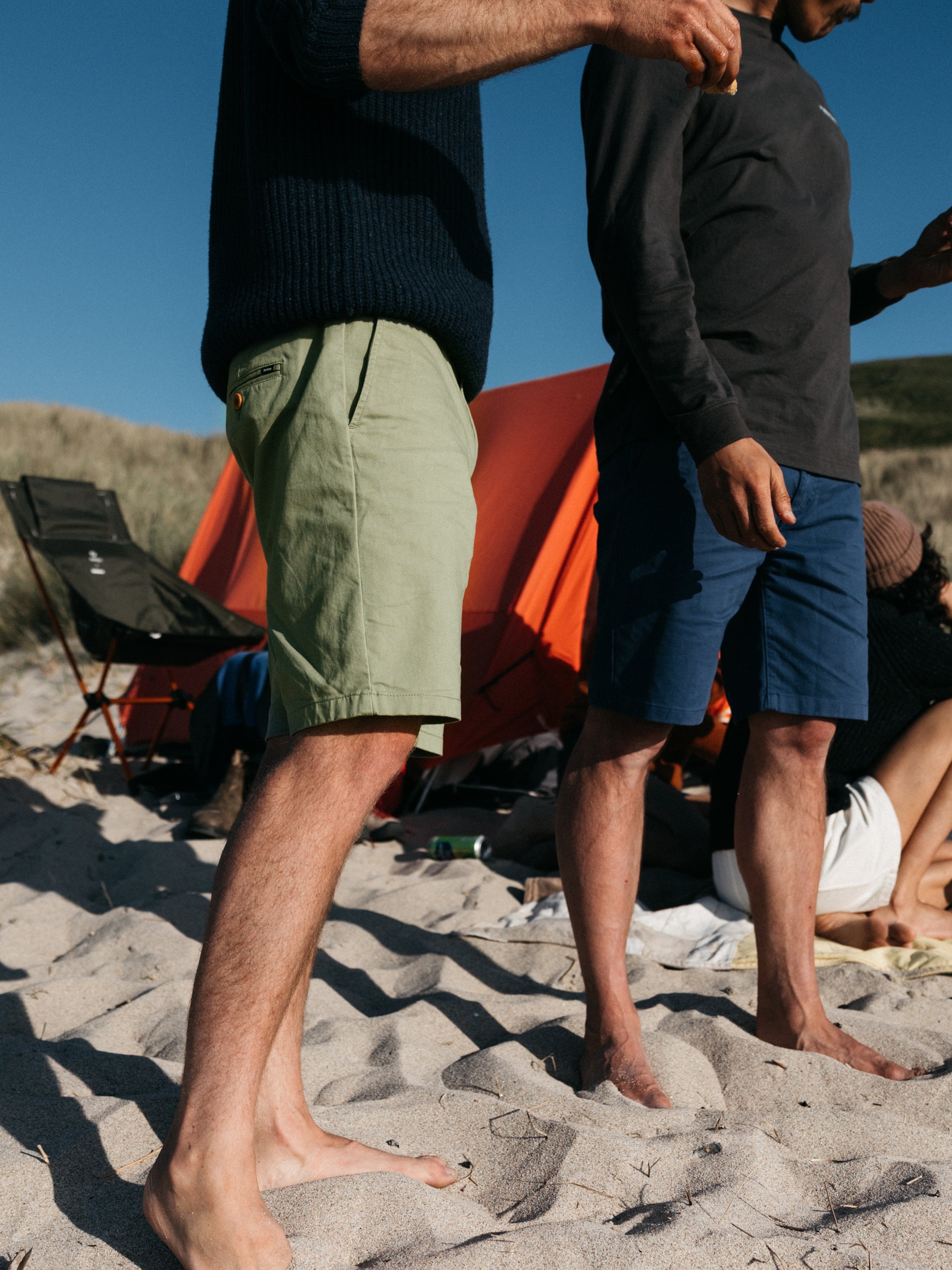Men Organic Cotton Shorts in Bayleaf - Rincon