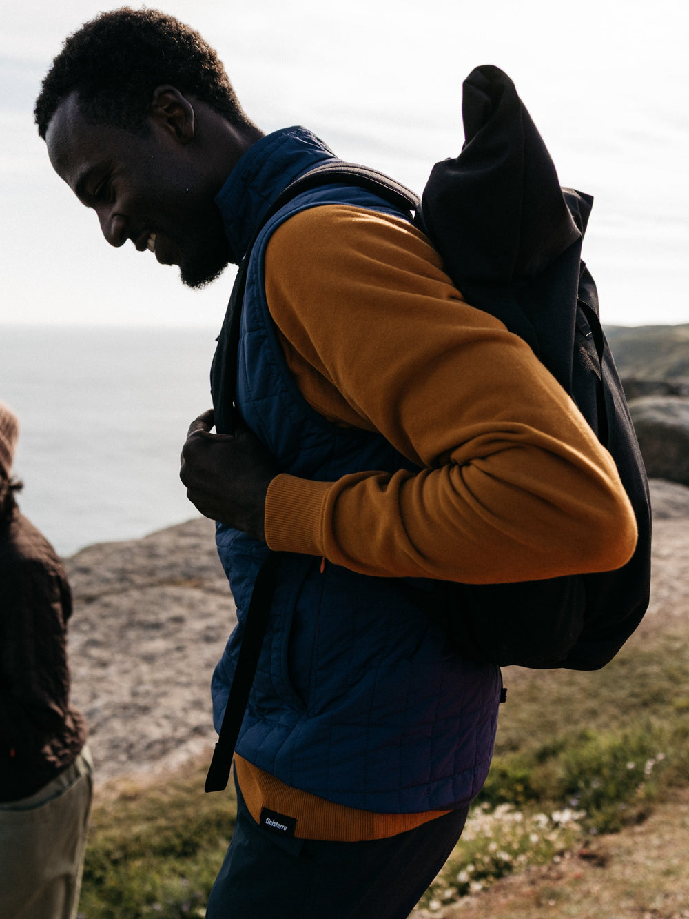 Men Organic Cotton Sweatshirt Orange - Coho