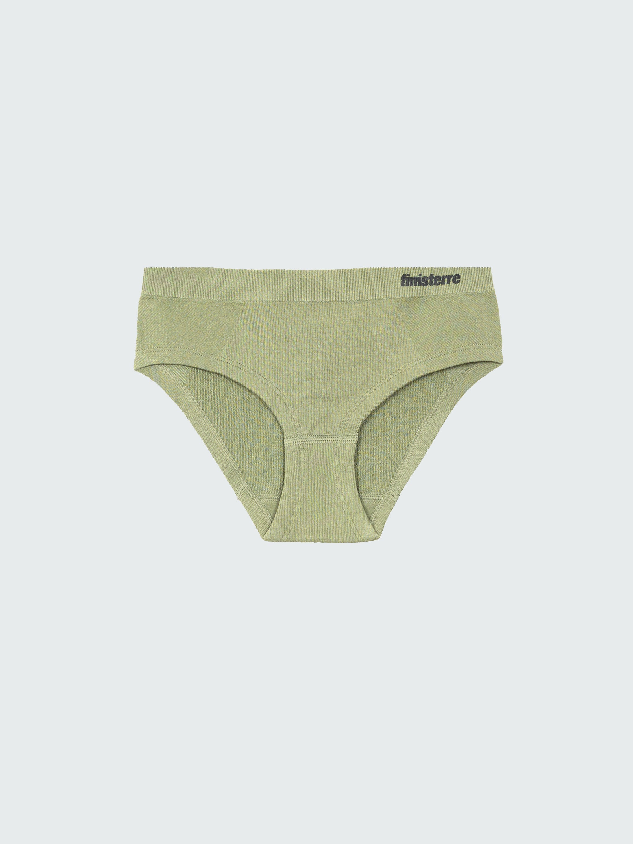 Women Seamless Brief in Green - Sia