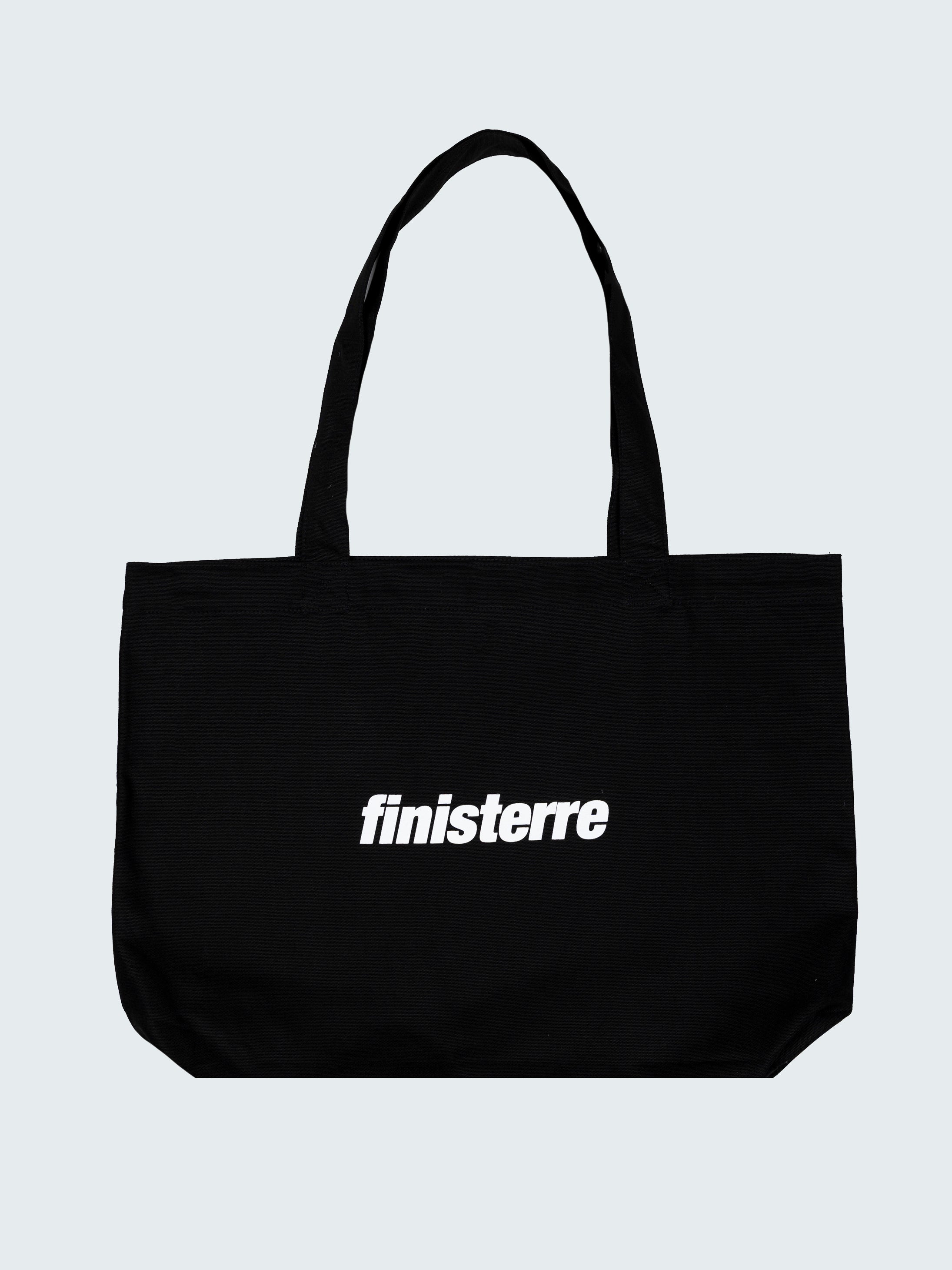Men/Women Organic Cotton Tote Bag in Black - Finisterre