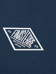 Men Organic Cotton T-Shirt in Navy - Diamond Type