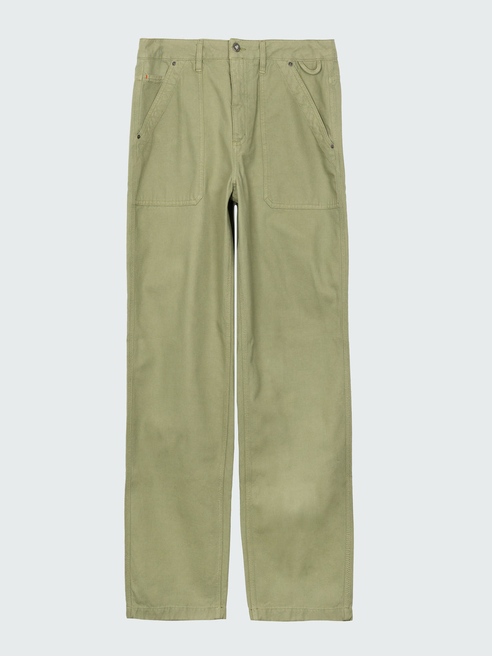 Men Organic Cotton Basset Utility Trouser in Green