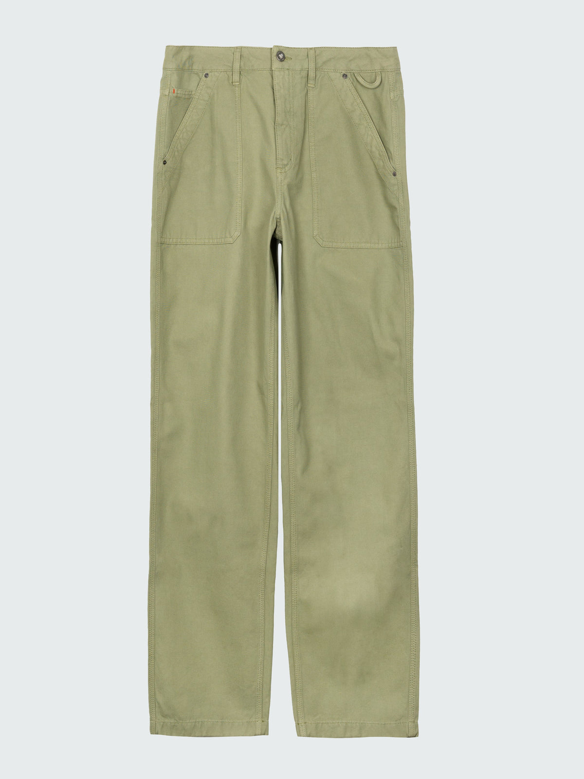 Men Organic Cotton Basset Utility Trouser in Green