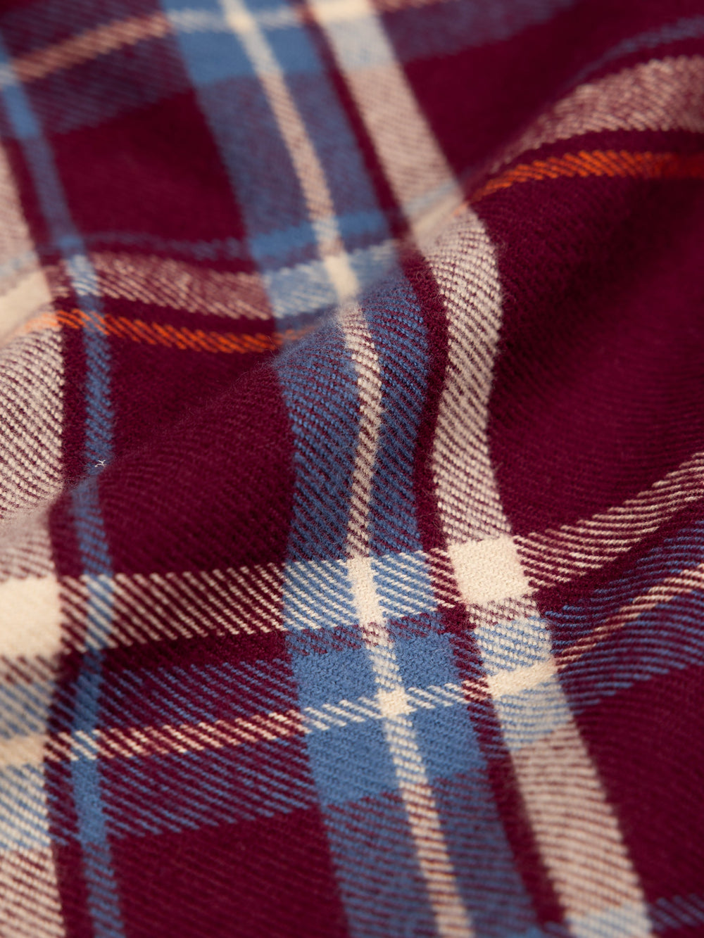 Men Check Shirt in Plum Check - Beardsmore